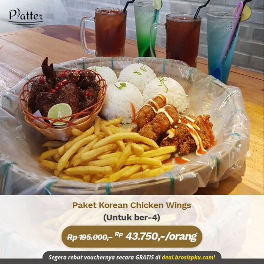 Platter Korea Chicken Wings Deal