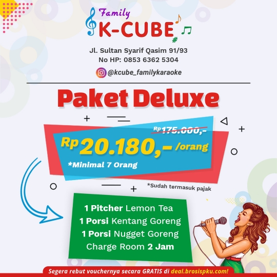 K-cube Family Karaoke Deluxe Room Deal