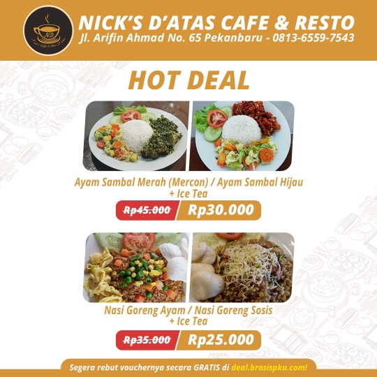 Nicks Coffee Resto Hot Deal