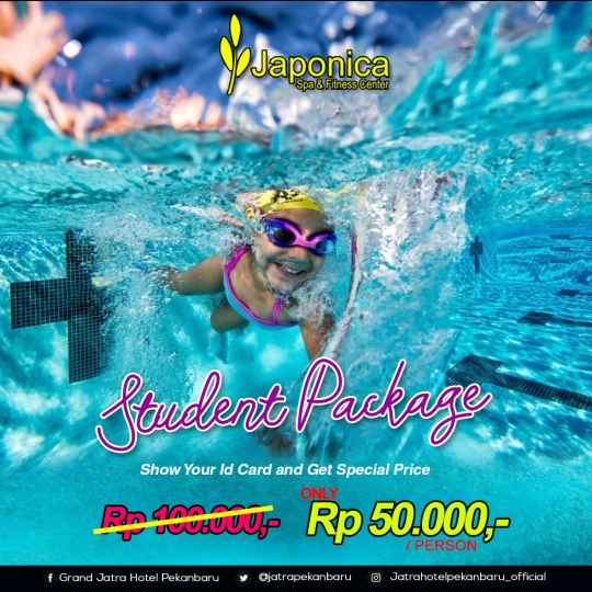 Japonica Student Package Swimming Deal