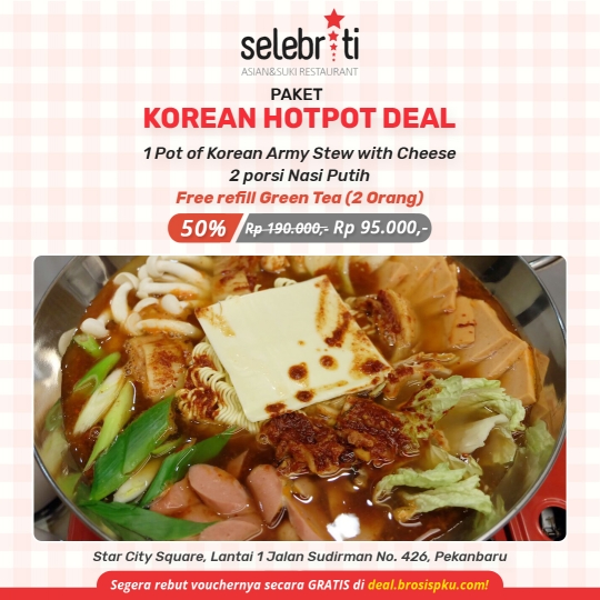 Selebriti Resto Korean Hot Pot Deal