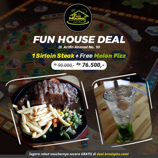 Fun House Board Game Steak Deal