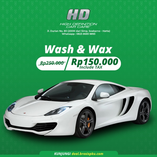 Hd Car Care Wash & Wax Deal