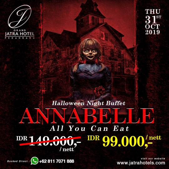 Jatra Halloween Annabelle Deal (31 Oktober)