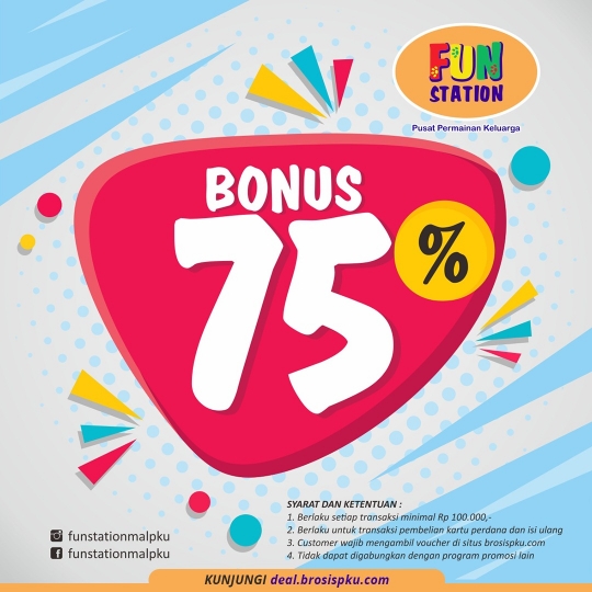 Funstation Bonus 75% Deal