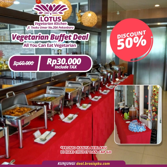 Lotus Vegetarian Kitchen Buffet Deal