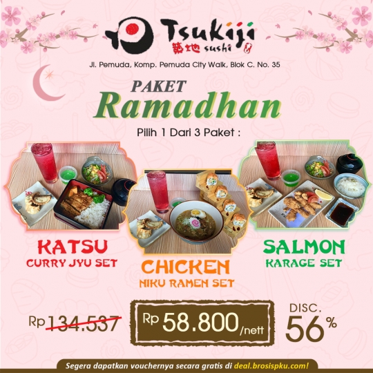 Tsukiji Sushi Paket Ramadhan Deal