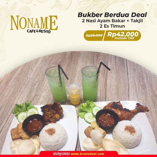 Noname Cafe & Resto Bukber Berdua Deal