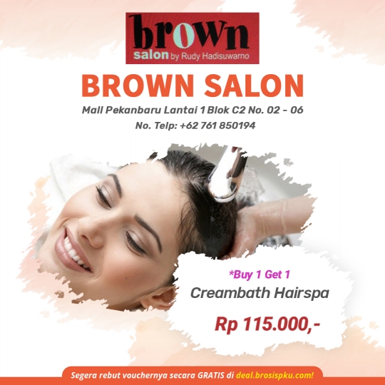 Brown Salon Creambath Deal