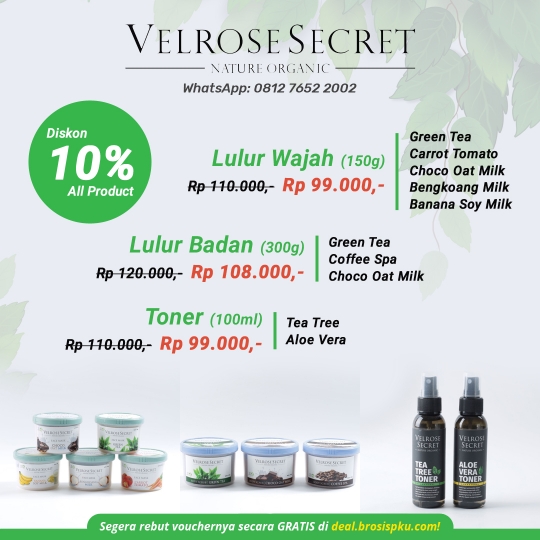 Velrose Secret Natural Organic Deal
