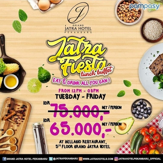 Grand Jatra Fiesta Lunch Buffet Deal (tuesday-friday)