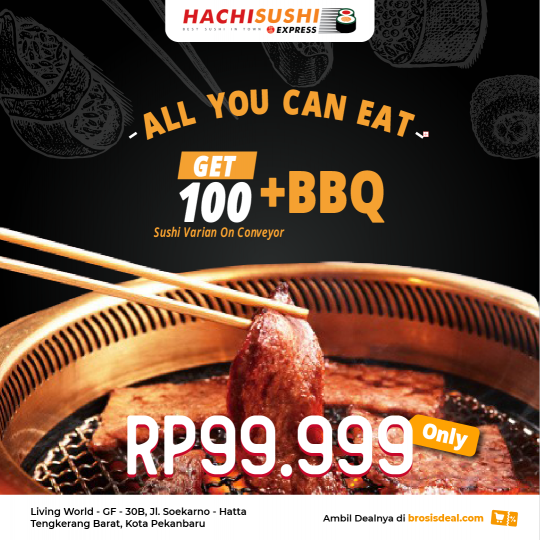 Hachi Sushi Express All You Can Eat Deal